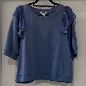 Nicole Miller New York Slate Blue Top
NWOT